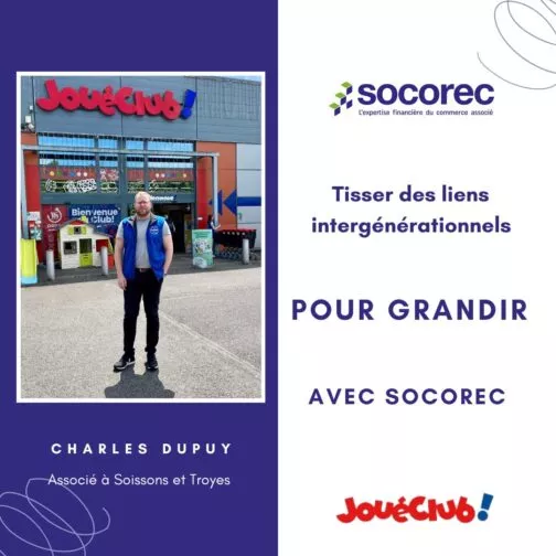 Charles DUPUY, Dirigeant de deux magasins JOUECLUB