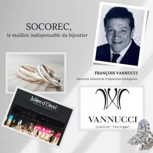 François VANNUCCI, dirigeant de 6 bijouteries et horlogeries JULIEN D’ORCEL
