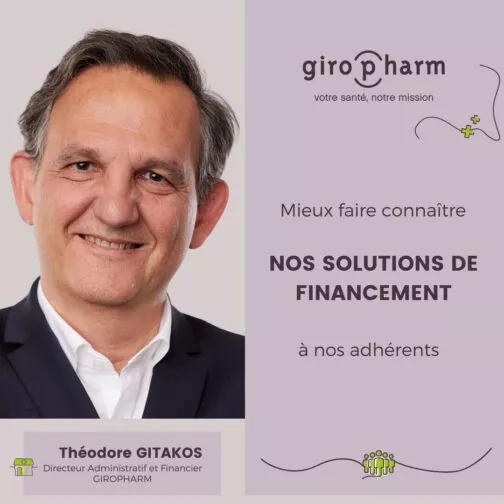 Théodore Gitakos, Directeur administratif et financier du groupement GIROPHARM